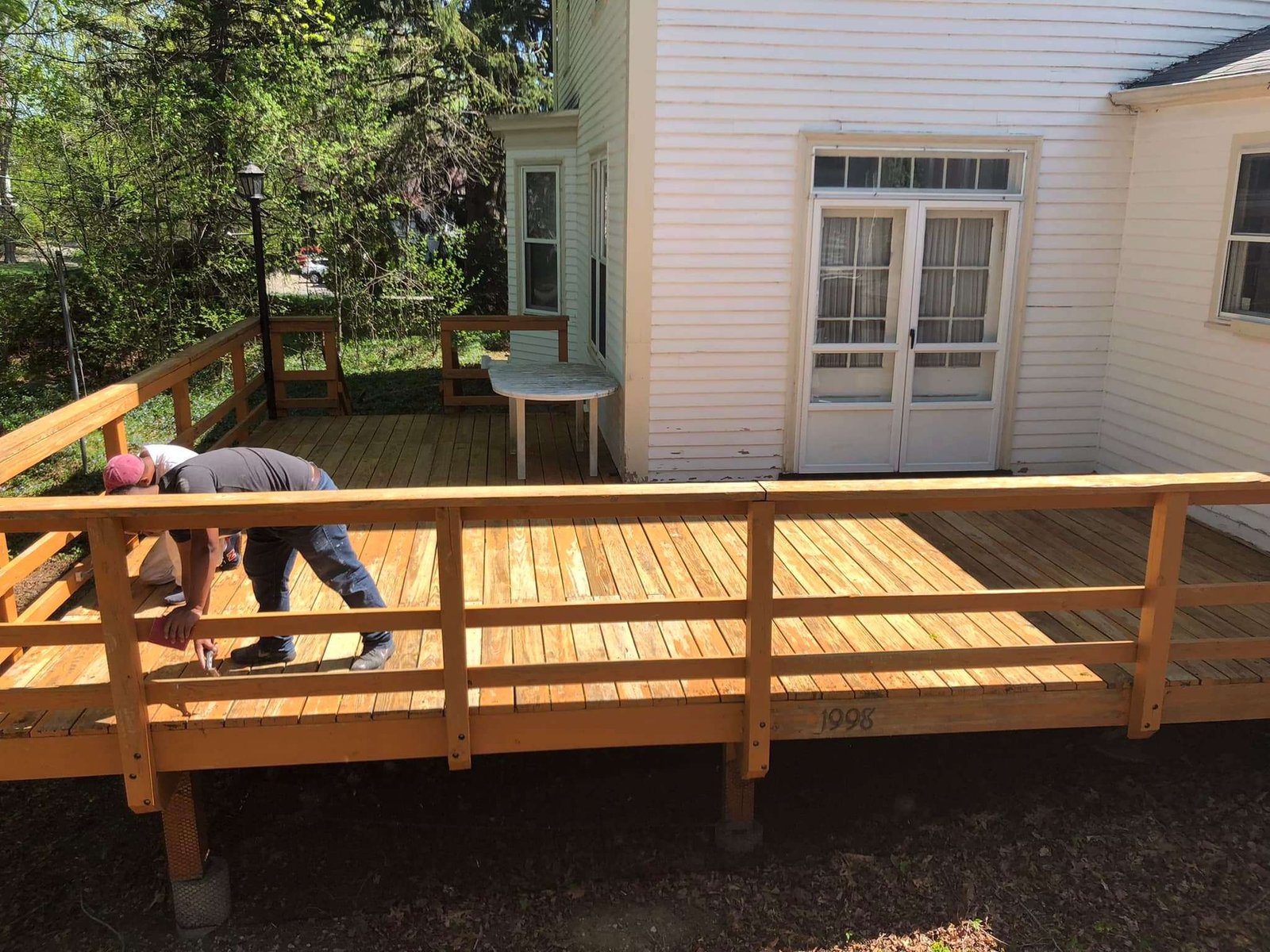 Deck Repair 2 Before