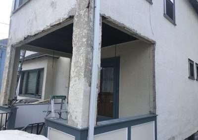 Exterior painting before